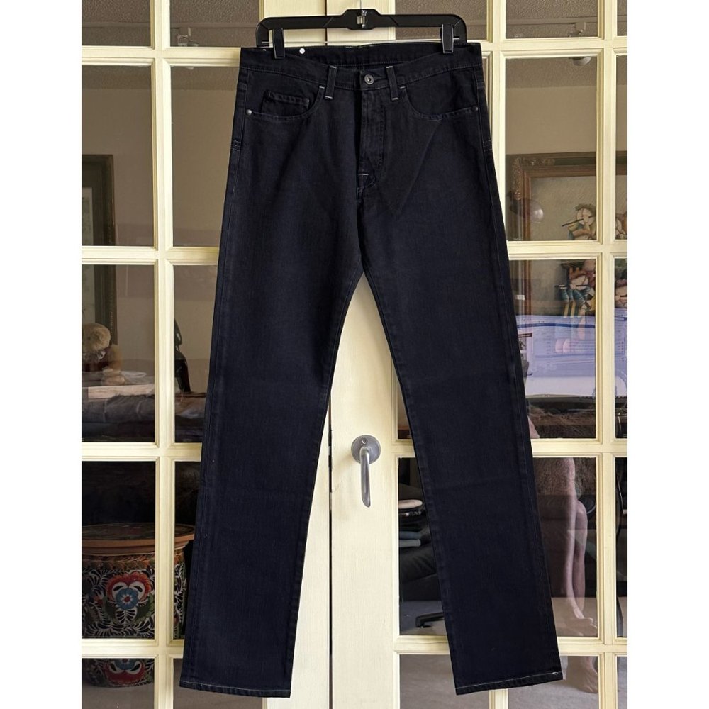 Made in Italy PATRIZIA PEPE Black STRETCH COTTON Slim JEANS Size 48 EUR | 32 US
